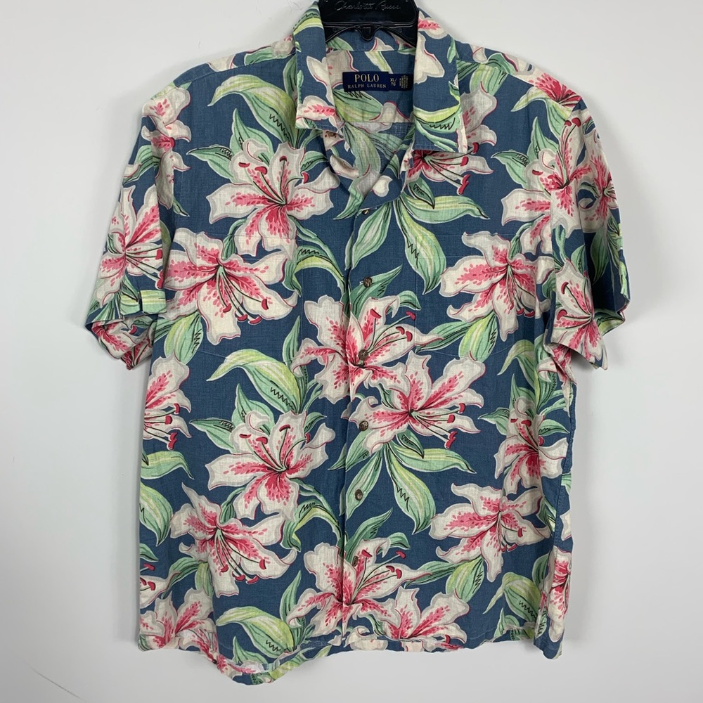 Polo Ralph Lauren Tropical Hawaiian button down XL